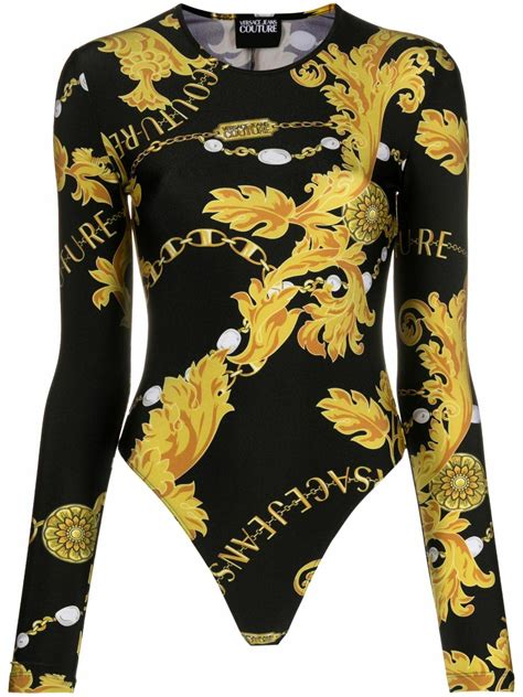 woman jeans versace|Versace Jeans bodysuit.